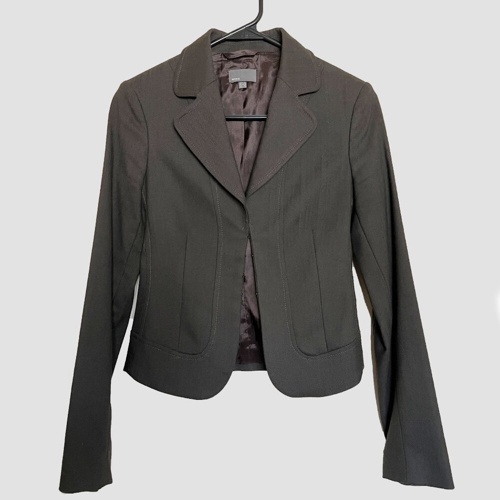 Mexx Women’s Dark Brown Blazer Size 2